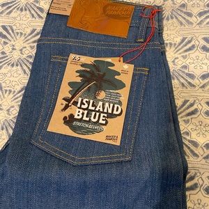 Naked and Famous Weird Guy Island Blue size 29